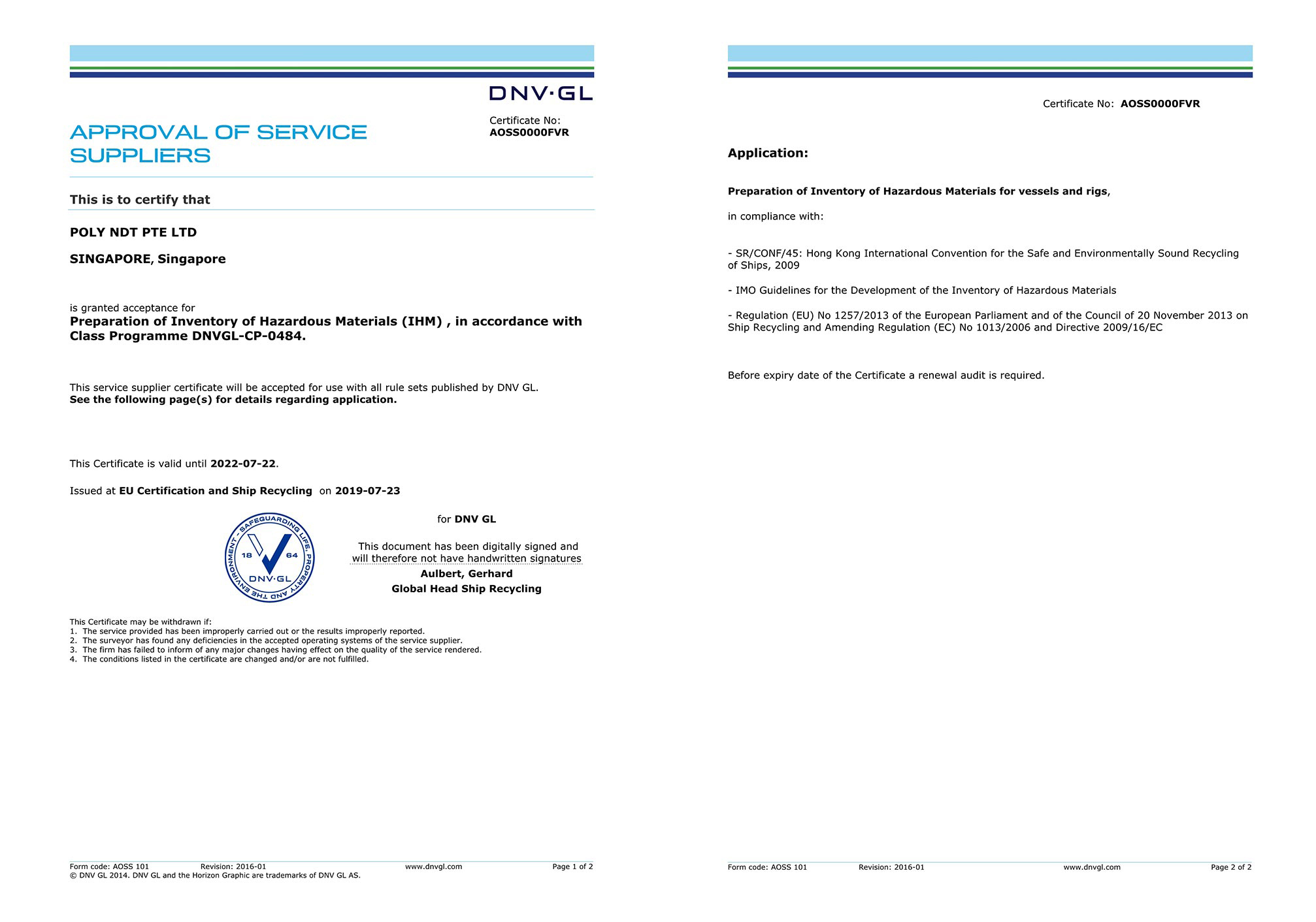 DNVGL-AoSS-Poly-NDT