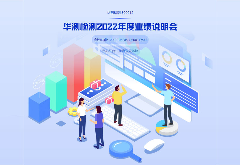 预告|CTI华测检测2022年度业绩说明会