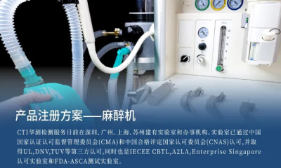 医械产品注册方案 | 麻醉机