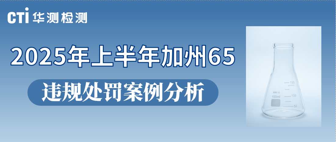 2025年上半年加州65违规处罚案例分析