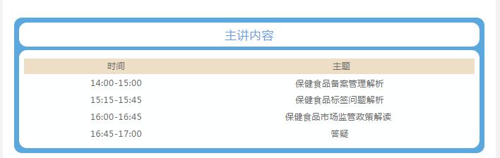 保健食品申报及法规解析